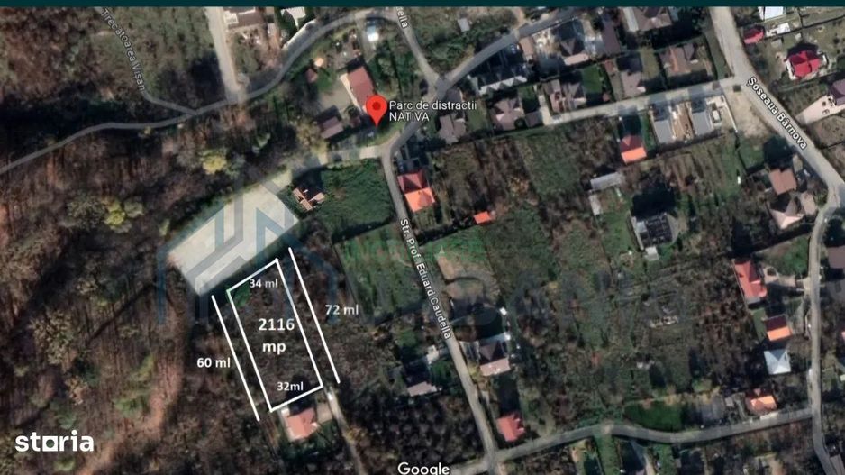 Teren intravilan de vanzare, zona Bucium, Iasi - 2 parcele disponibile, 44 euro/mp - Poză 2
