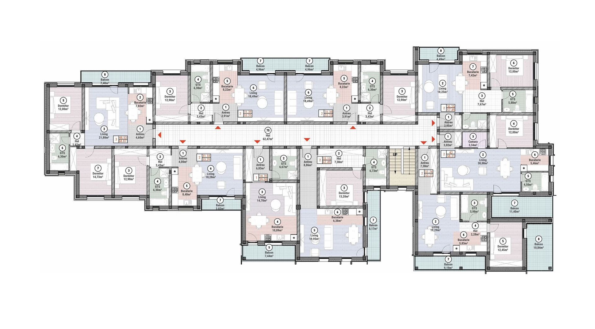 Apartamente  de vinzare-imobil nou - Poză 2