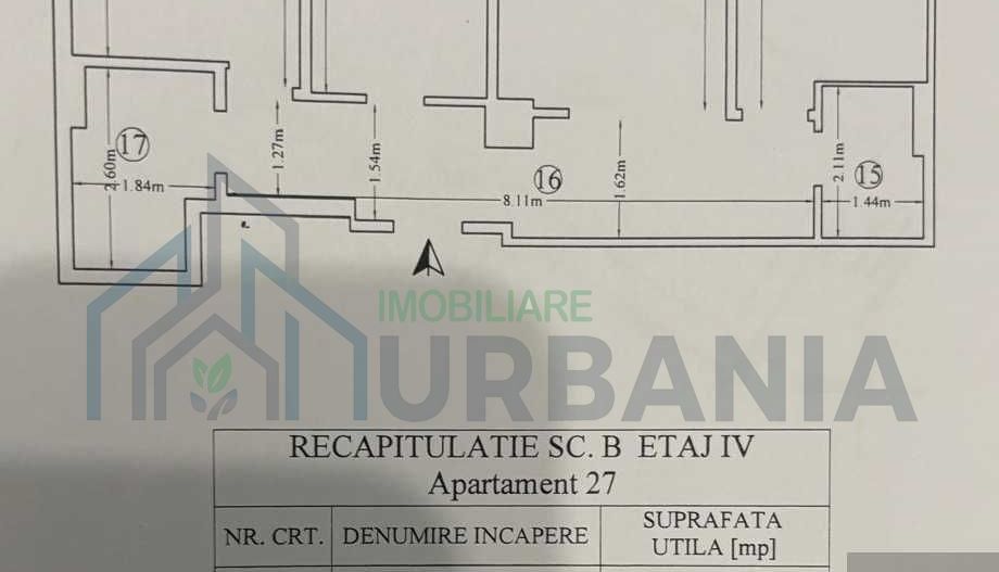 Apartament 3 camere, CUG, Iași | 69 mp + balcon închis | 2 băi | Renovat | 600 €/lună - Poză 8