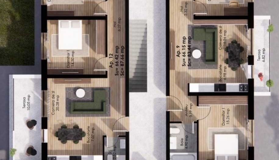 Apartamente Noi cu 2 sau 3 cam., zona semicentrala, Proprietar Direct - Poză 7