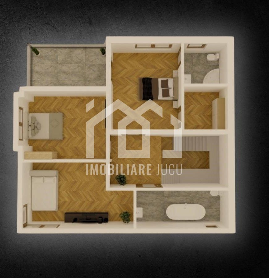 Casa individuala, 4 camere, Teren 750mp, Garaj, Jucu de Mijloc PANEMAR - Poză 3