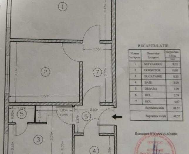 Apartament 2 camere Militari | Lujerului - Schiță 8