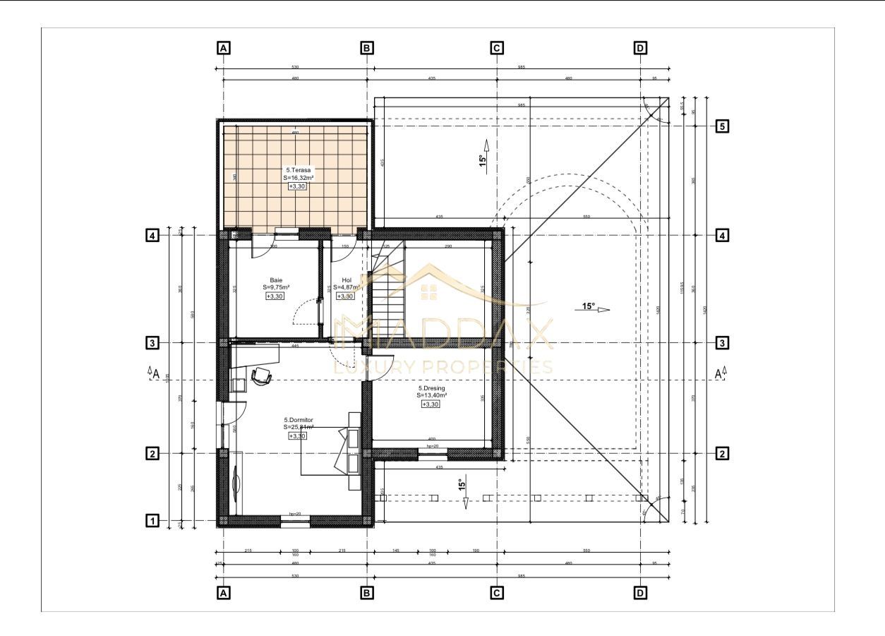 Vila cu 5 camere *616mp* / 1600mp teren / Corbeanca - Schiță 49