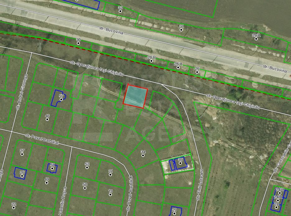 Vânzare, teren pentru construcție, 5 ari, strada Bucovinei, Râșcani - Poză 1