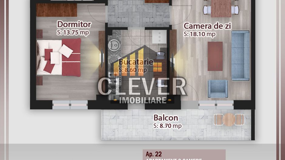 Apartament nou 2 camere Pallady, balcon 8,7 mp - Poză 1