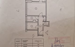 Apartament 2 camere | Etaj 1 | Aproape de Metrou Tineretului - Schiță 9
