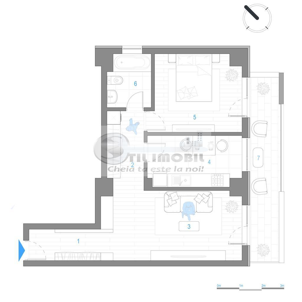Apartament 2 camere - bloc nou - Cug - Selgros - Poză 3