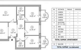 VANZARE 4 CAMERE DECOMANDAT - LOC DE PARCARE- DRISTOR - Poză 11