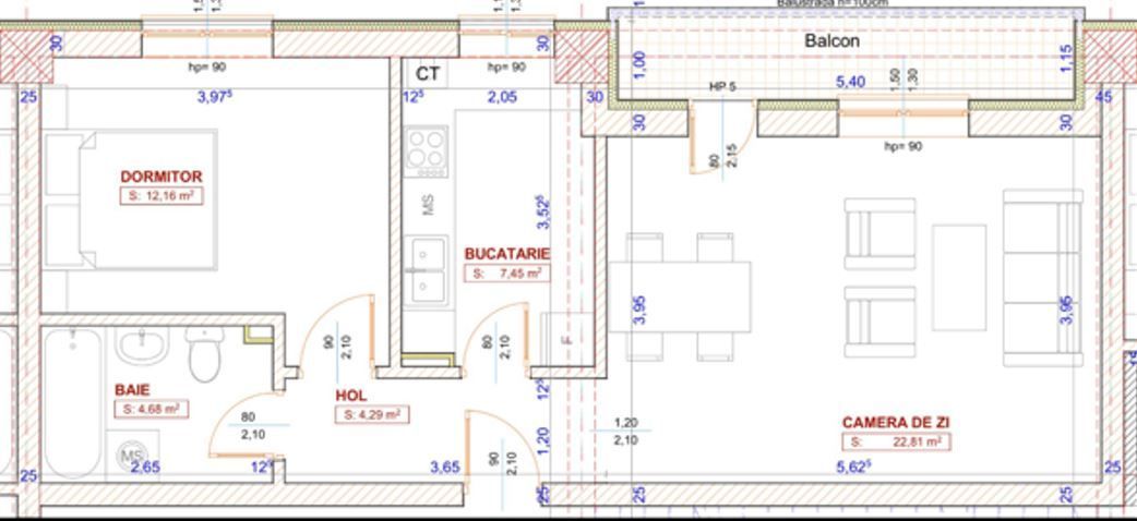 2 camere Rond OMV Pipera \ 2 rooms Ron OMV Pipera - Poză 9