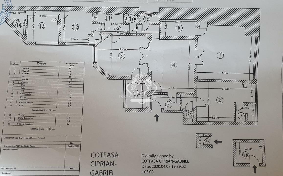 Calea Victoriei–5 camere, 140 mp–Imobil interbelic Art Deco, reabilitat - Poză 23