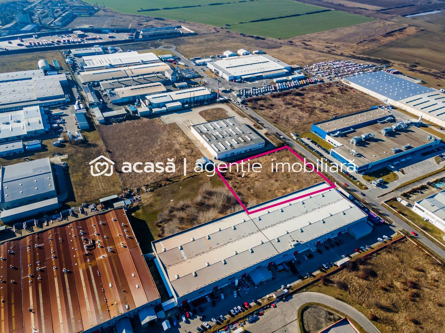 Vânzare Teren Construibil Arad Zona Industrială Vest 8.500 MP - Poză 3
