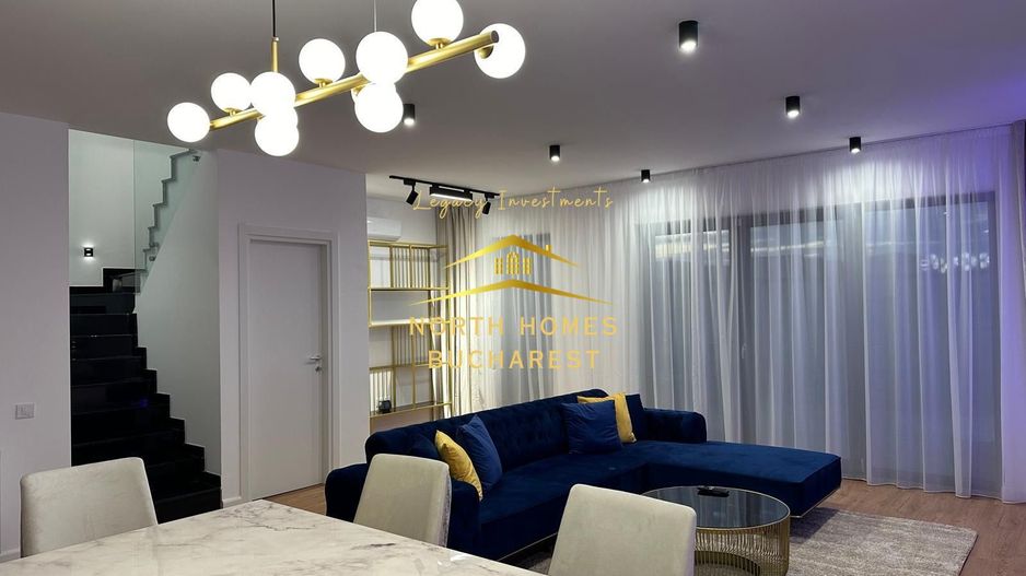 Vila de inchiriat - 4 camere- Pipera,Tunari - Poză 18