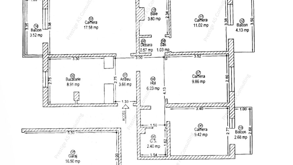 Apartament 4 Camere 2 Bai 80mp+ Garaj | Etaj 3 | Zona Timocului - Poză 7