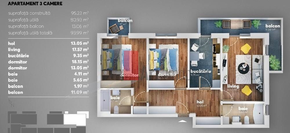 Vânzare apartament cu centrală Bd. Metalurgiei - Piața de Gros - Poză 7