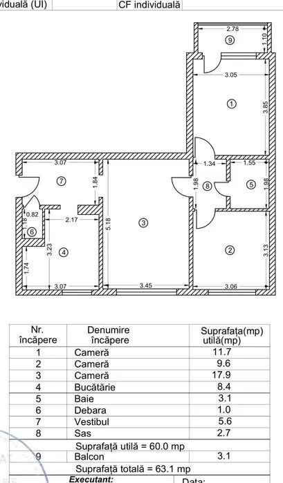 Vanzare apartament 3 camere, bloc 1979- Titan, 5 minute metrou 1 Decembrie 1918 - Poză 5