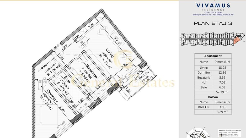 APARTAMENT 2 CAMERE, Tractoru, Brasov - Poză 2