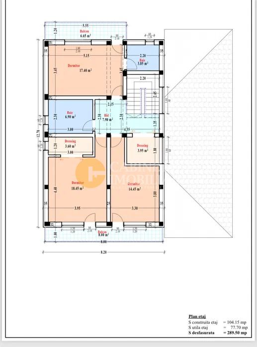 VILA Aroneanu in CENTRU 200MP utili Garaj 800MP TEREN - Poză 6