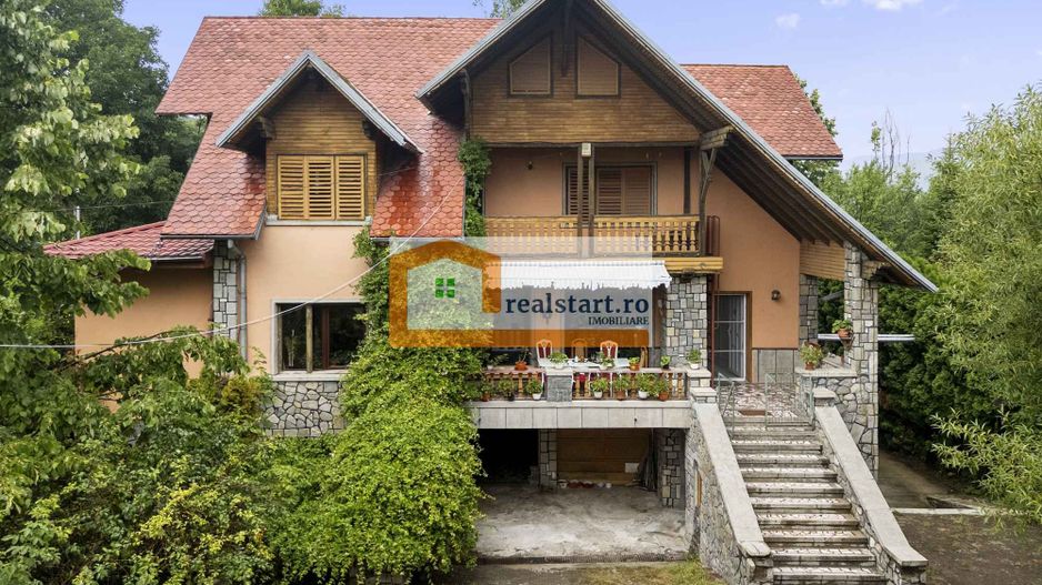 Vedere directa la Padure, 5000mp teren, Vila D+P+1E+M, semineu, foisor - Poză 44