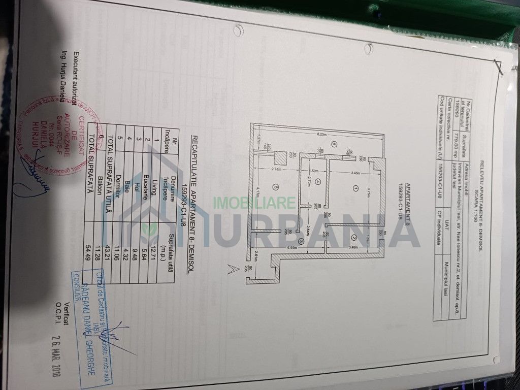 Apartament 2 camere, Bucium, Iasi – langa Lidl si terenul de tenis - Poză 3