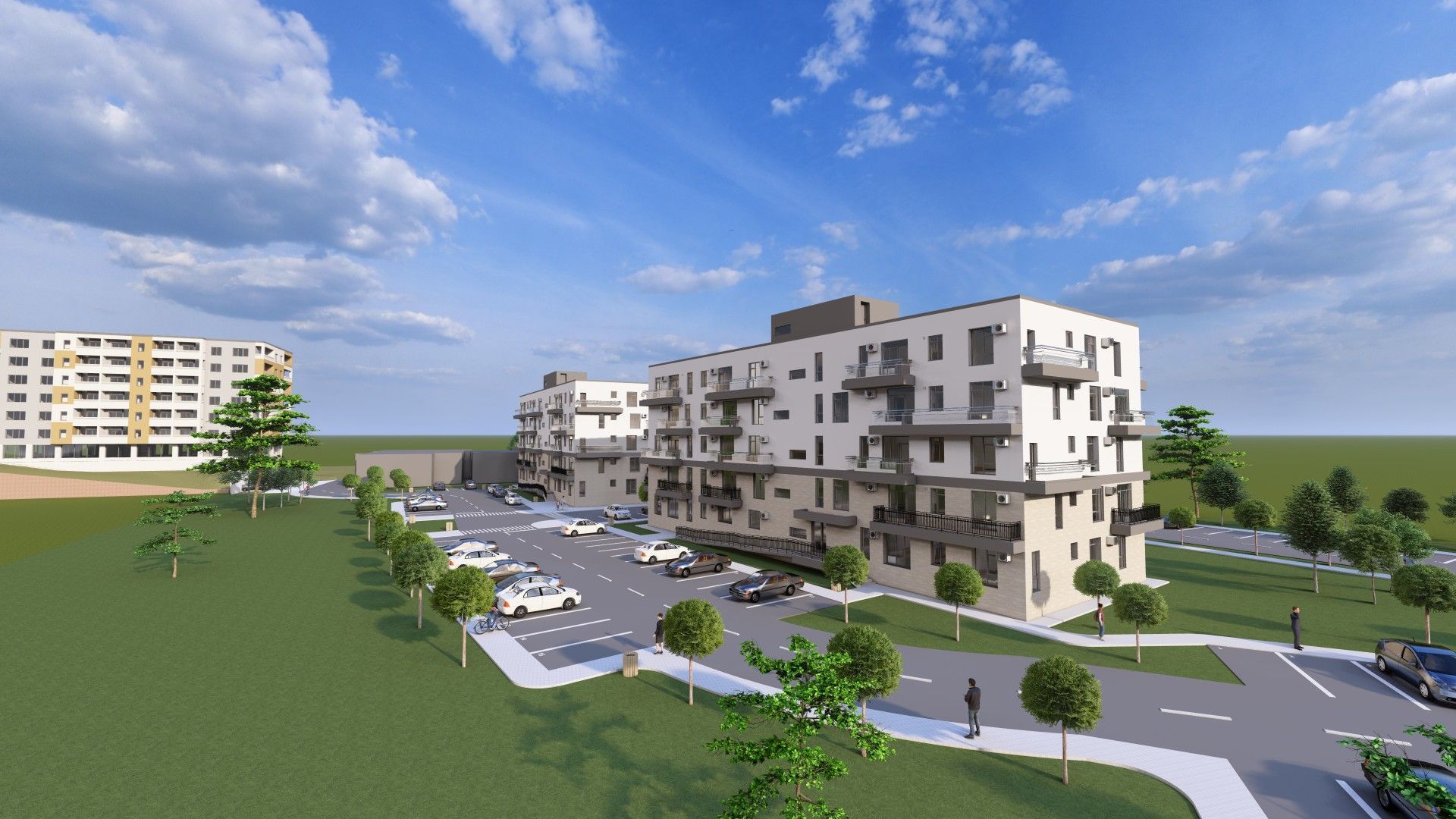 APARTAMENT tip OPEN-SPACE - 2 camere, ETAJ 2, Complex TUDOR VLAD RESIDENCE; - Poză 1