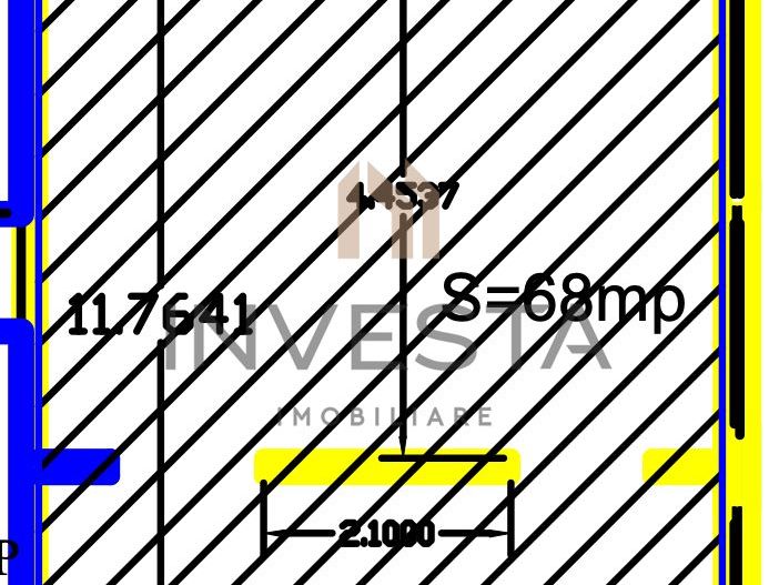 Spatiu comercial de inchiriat 68mp Ultracentral, Piata Mihai Viteazu - Schiță 6