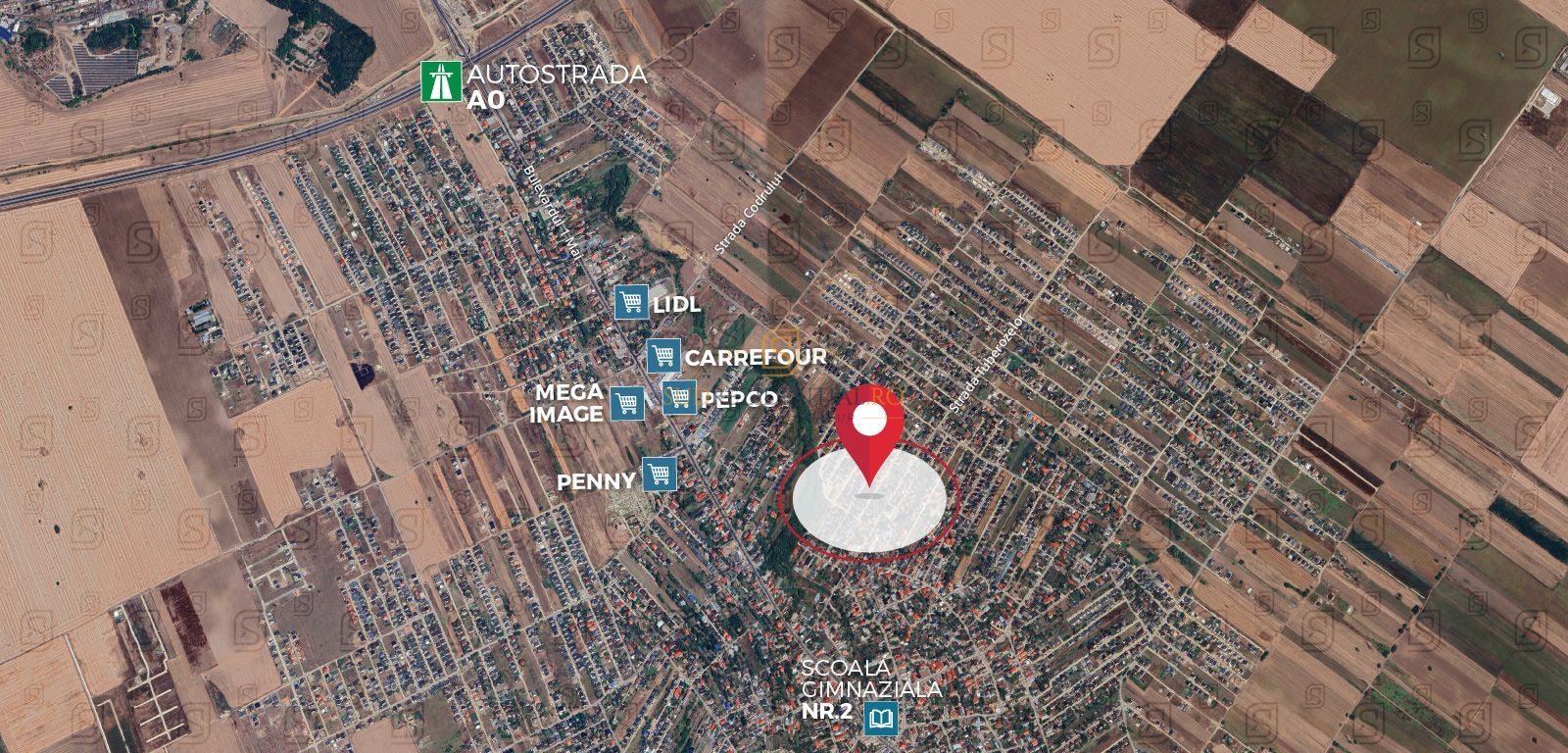 Teren intravilan 438 mp, Str. Lacramioarei - Comuna Berceni - Poză 2