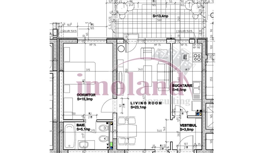 Vânzare apt 2 camere 2 băi, 58 mp + terasă 13,5 mp - parter | Iancu Nicolae, ZOO - Poză 20