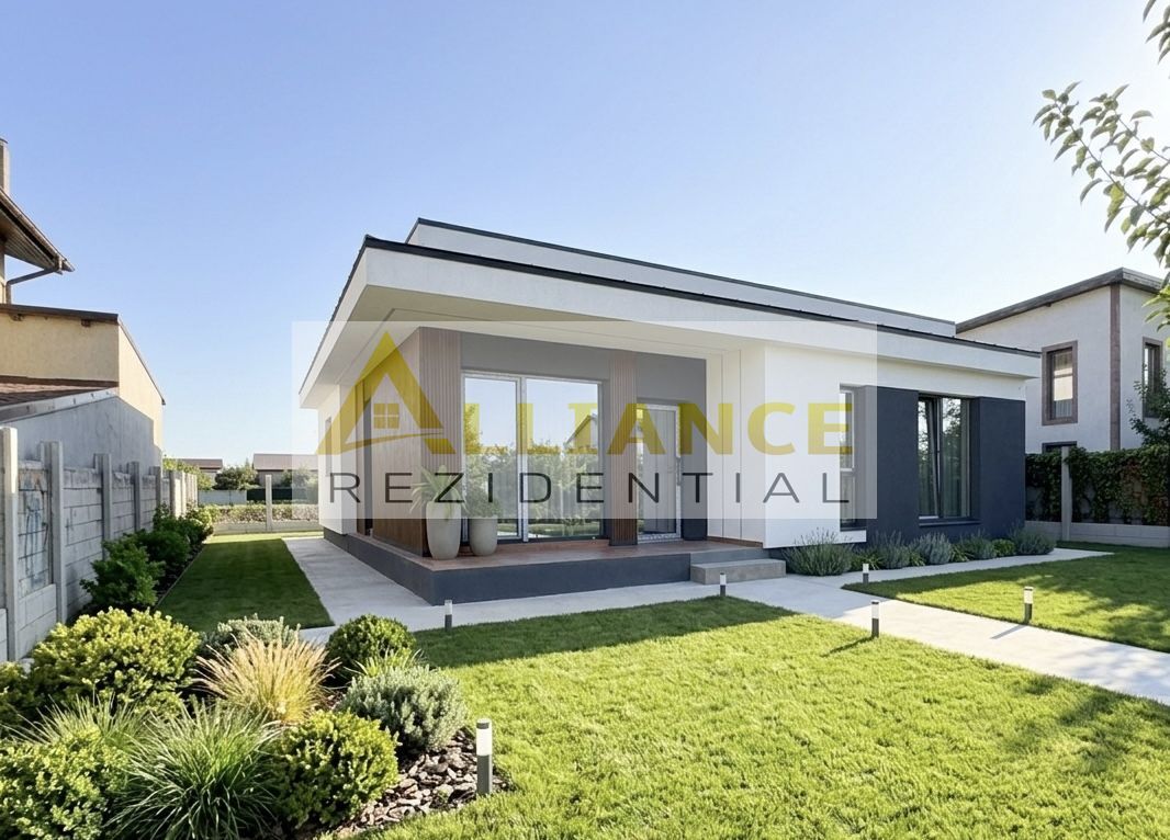 CASA PE PARTER CU DESIGN MODERN || TEREN 420 MP - Poză 2