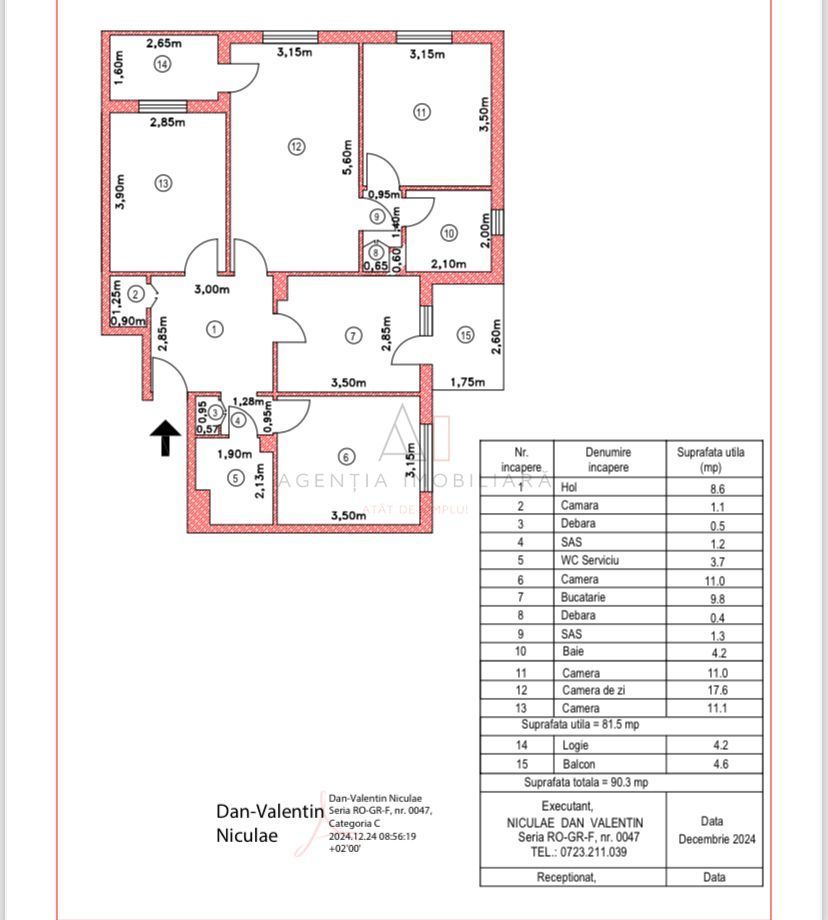4 Camere Gorjului Metrou | Comision 0% - Poză 12