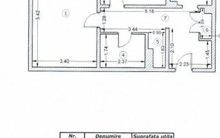 2 Camere | Bloc 1981 | Lujerului - Schiță 20