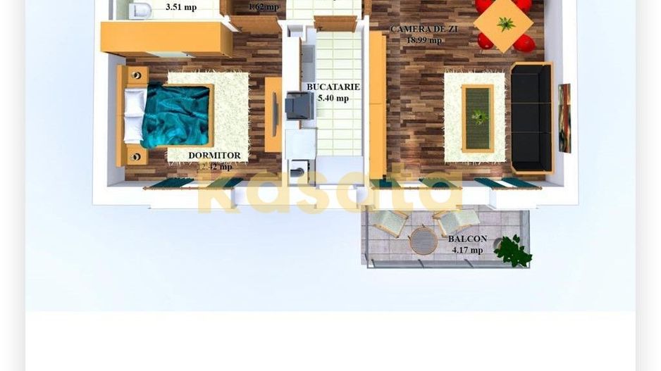 2 camere I Cosmopolis I mobilat si utilat I 45 mp utili - Poză 8