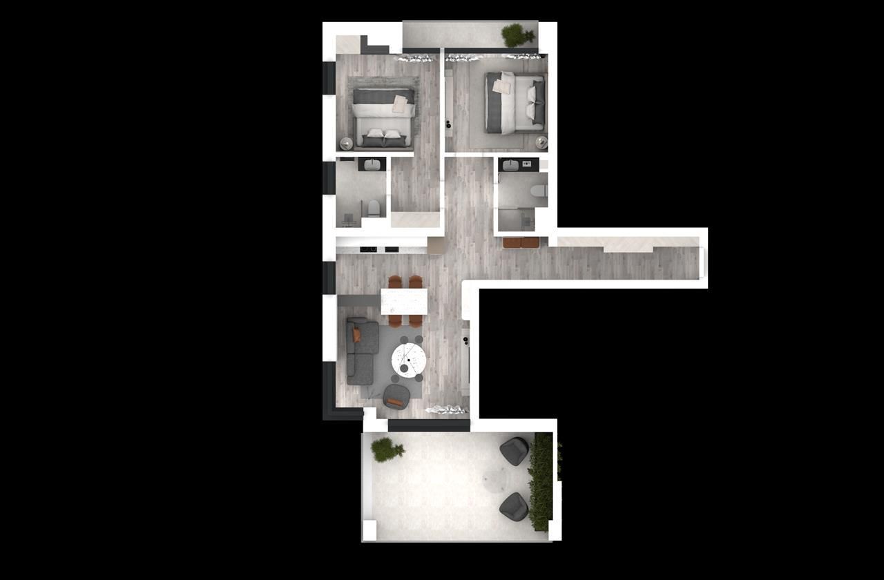 Apartament 3 camere | Finalizat | Porche Pipera - Poză 10