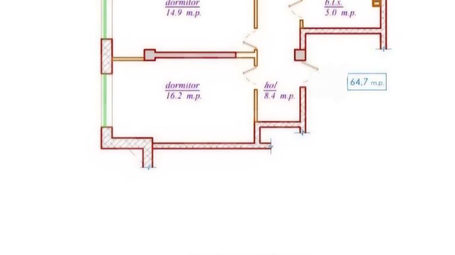 Vânzare, apartament, 2 camere, str. Nicolae Dimo, Durlești - Poză 2
