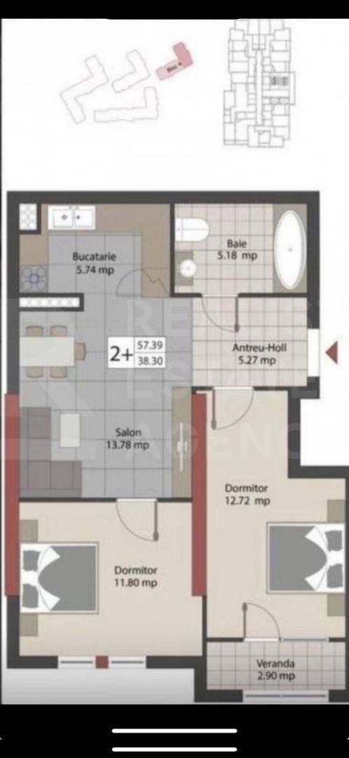 Vânzare, apartament, 1 cameră, str. Cetatea Albă, Botanica - Poză 2