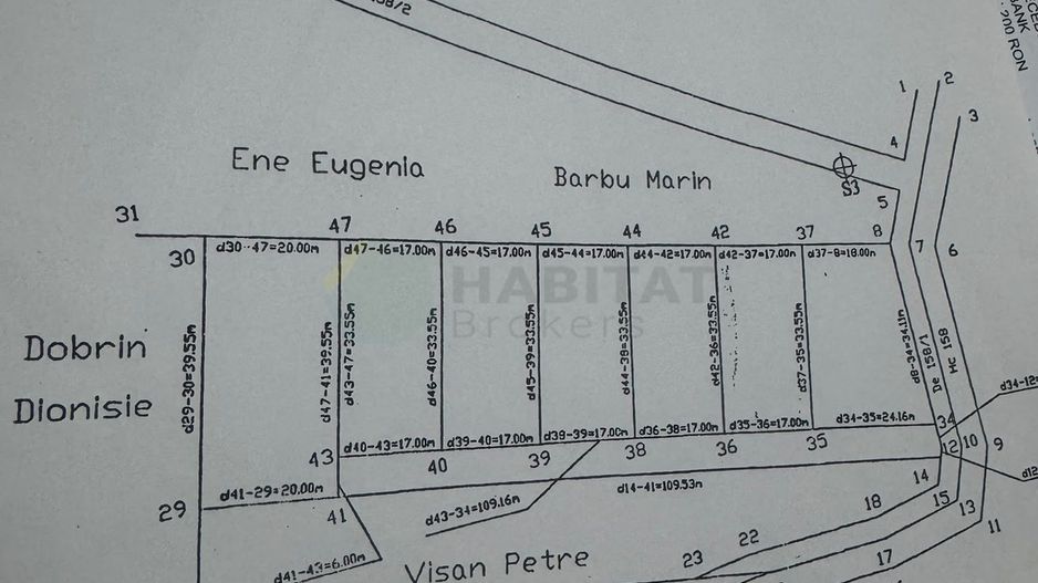 TEREN DE VÂNZARE ÎN TUNARI – STRADA PALTINULUI | 570 MP | DESCHIDERE 17 ML - Poză 7