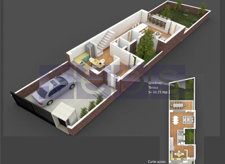 VANZARE TEREN 208MP | PUD APROBAT | PROIECT INCLUS | DOMENII | - Poză 6