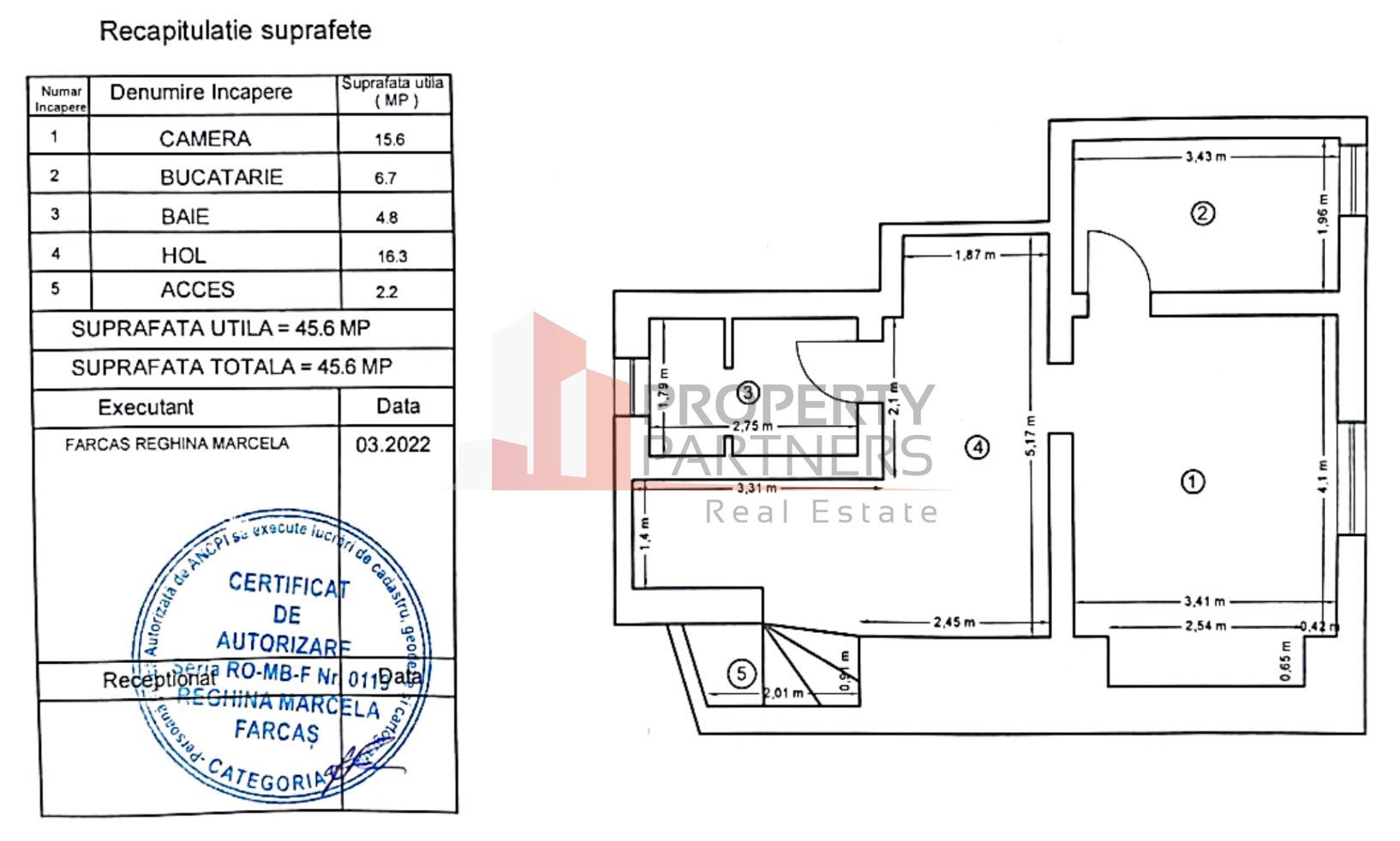 Apartament 2 camere  în centrul Bucureștiului. - Schiță 8