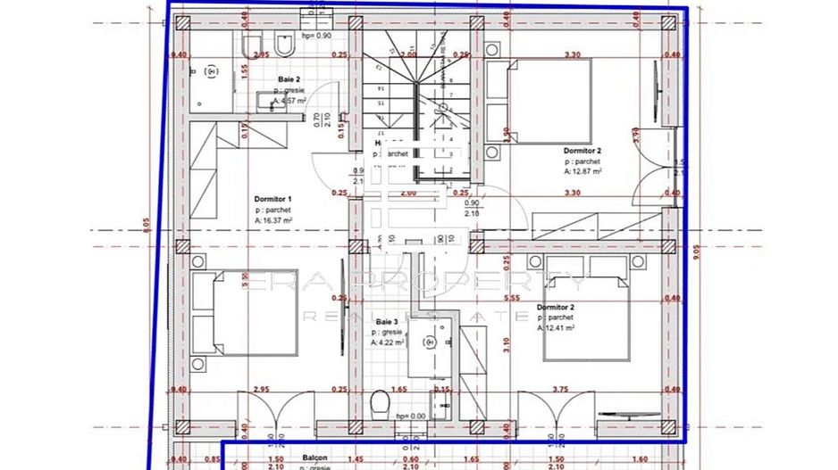 Casă nouă, clasă energetică A, teren 335 mp, Sibiu zona Turnisor - Schiță 6