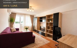 Apartament 2 camere | 54 mp | Basarabia–Arena Națională | Balcon - Poză 1