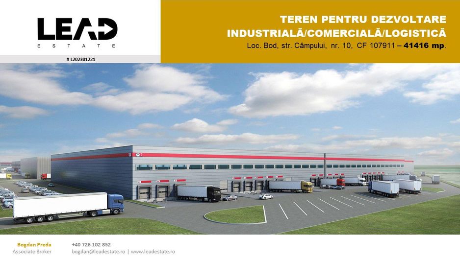 OPORTUNITATE INVESTIȚIE ZONA INDUSTRIALĂ/DEZVOLTARE PARC INDUSTRIAL - Poză 1