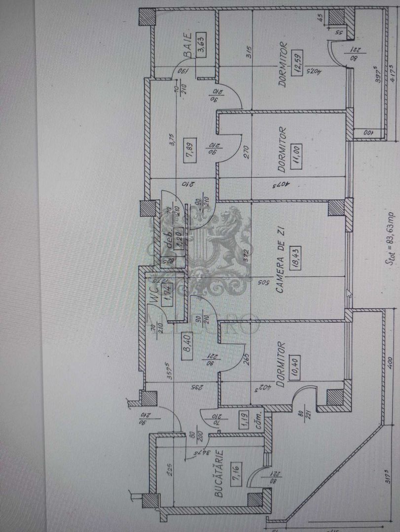 De vanzare – Apartament 4 camere | Piata Victoriei – Titulescu - Poză 7