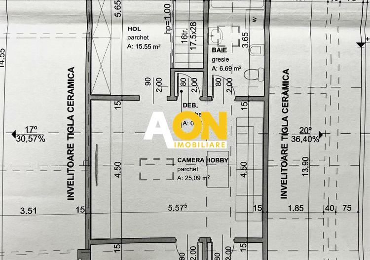 Casa noua, 6 camere, P+M, toate utilitatile, 608 mp teren, Micesti - Schiță 19