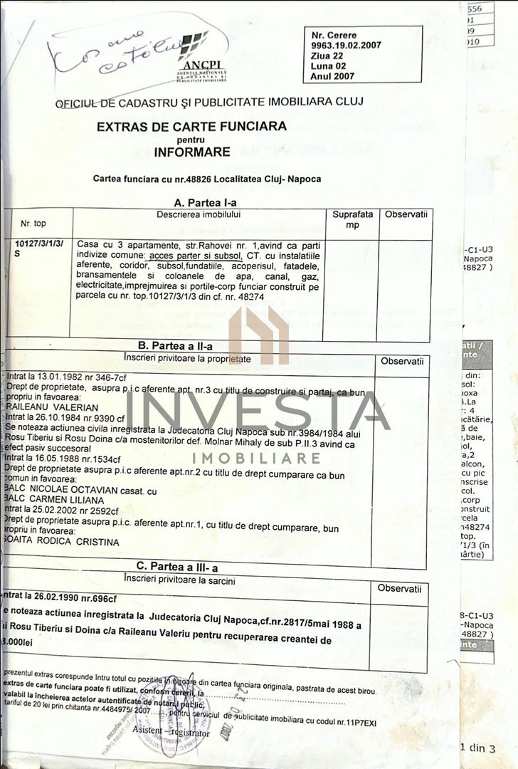 Apartament 4 camere 114 mp etajul 2, zona strazii Serpuitoare! - Poză 22