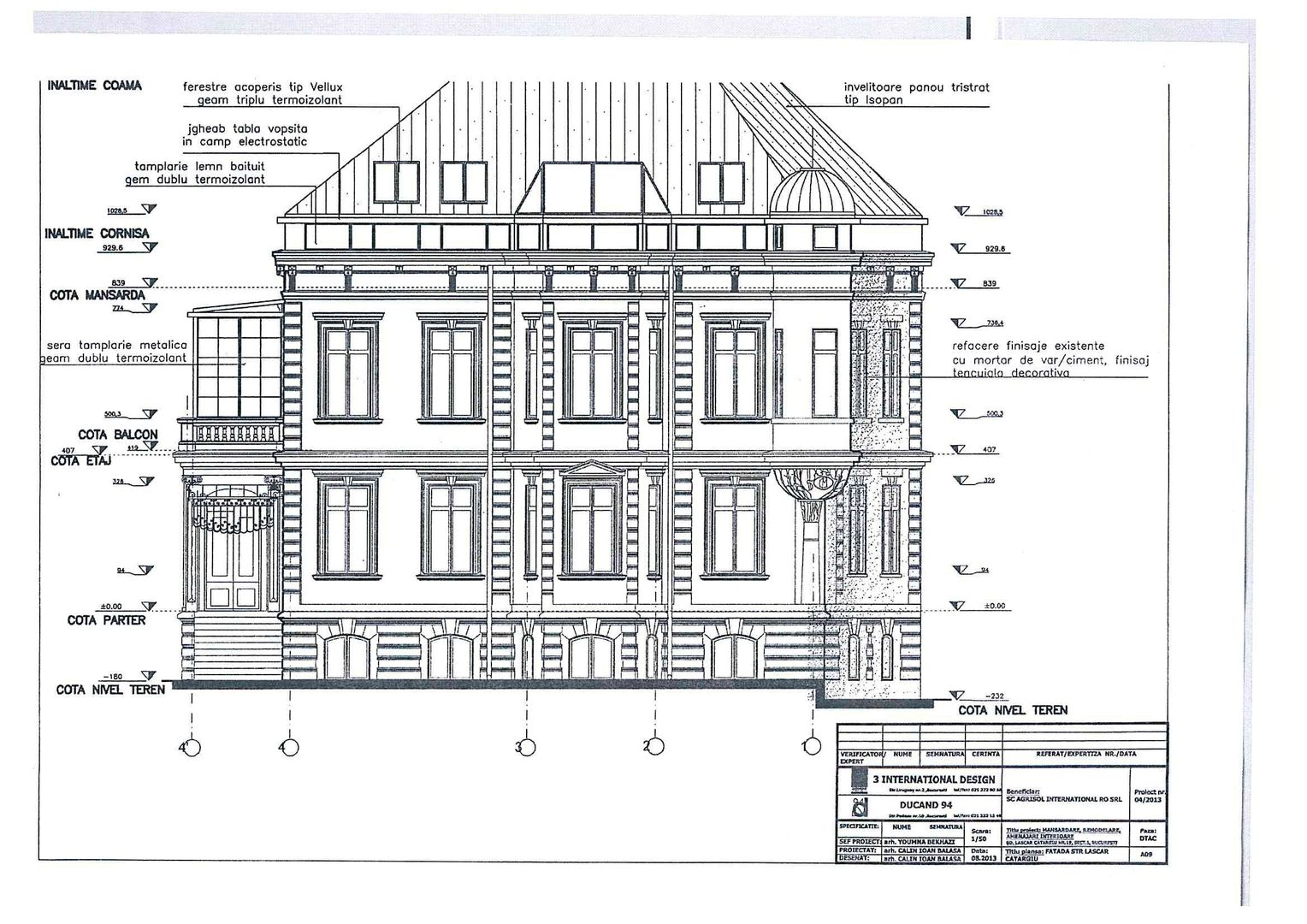 Vila Consolidata | Lascar Catargiu | 620mp utili | Instalatii noi - Schiță 24