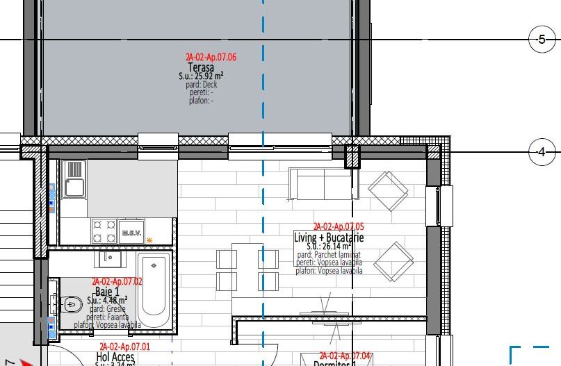 Apartament 2 camere Parcul Dendrologic | Vedere Padure - Schiță 3