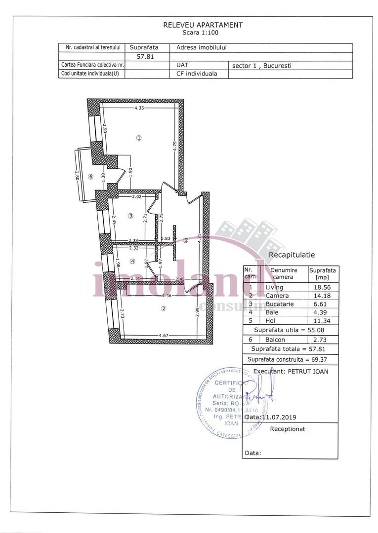 Apartament spre vanzare 2 camere 58 mp decomandat nou – Sisesti / Lacul Grivita - Poză 14