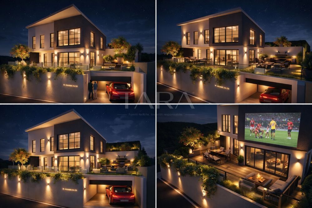 Casă modernă cu panoramă superbă, în complex privat, zona VIVO - Poză 1