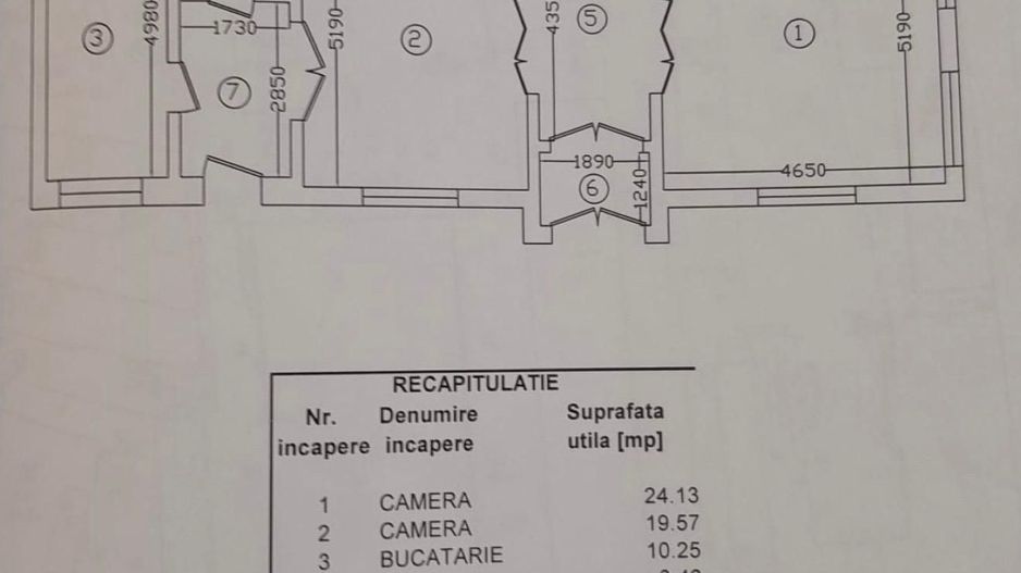CASA COMPLET RENOVATA || 2 CAMERE|| 2 BAI || CENTRALA PROPRIE - Schiță 19