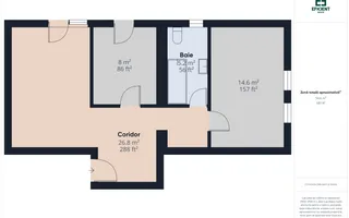 Apartament nou cu 2 camere et. 3 și loc de parcare - Giroc - Timișoara - Poză 23