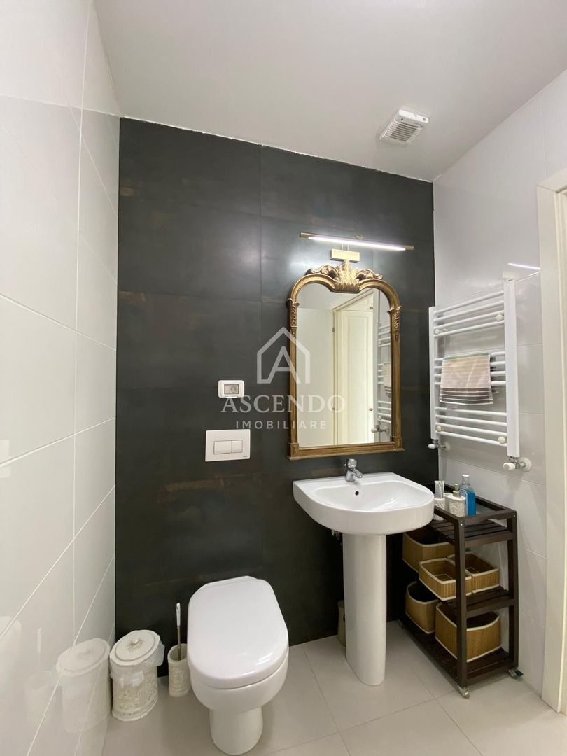 Apartament 3 camere, 2 bai premium mobilat lux , cu parcare inclusă - Poză 17